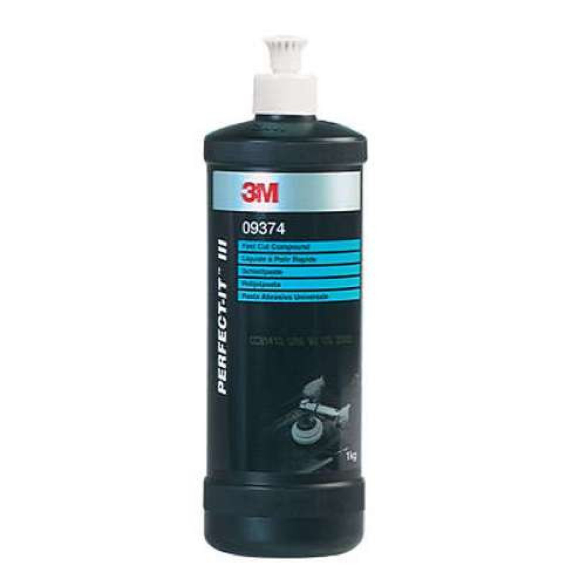 3M Perfect-It III Fast Cut Compound, Polermedel, vit, 1 kg