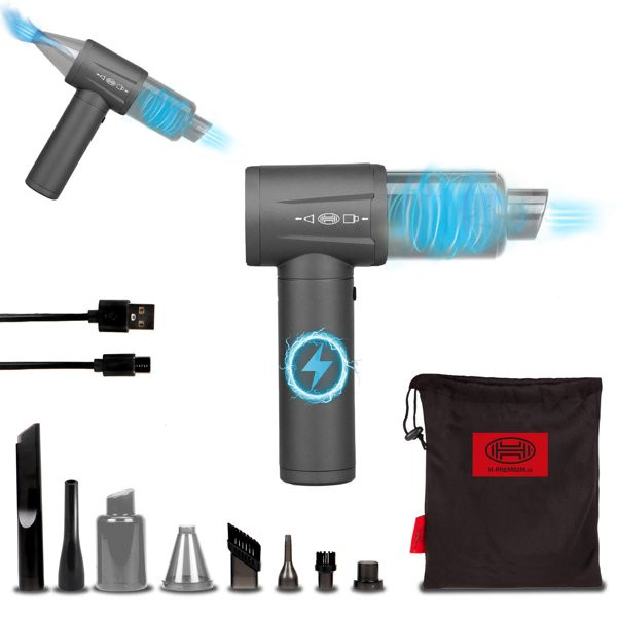 ALCA HEYNER 2in1 VacuDuster Pro sladdlös dammsugare, 90 W, HEPA-filter, ALC-238300