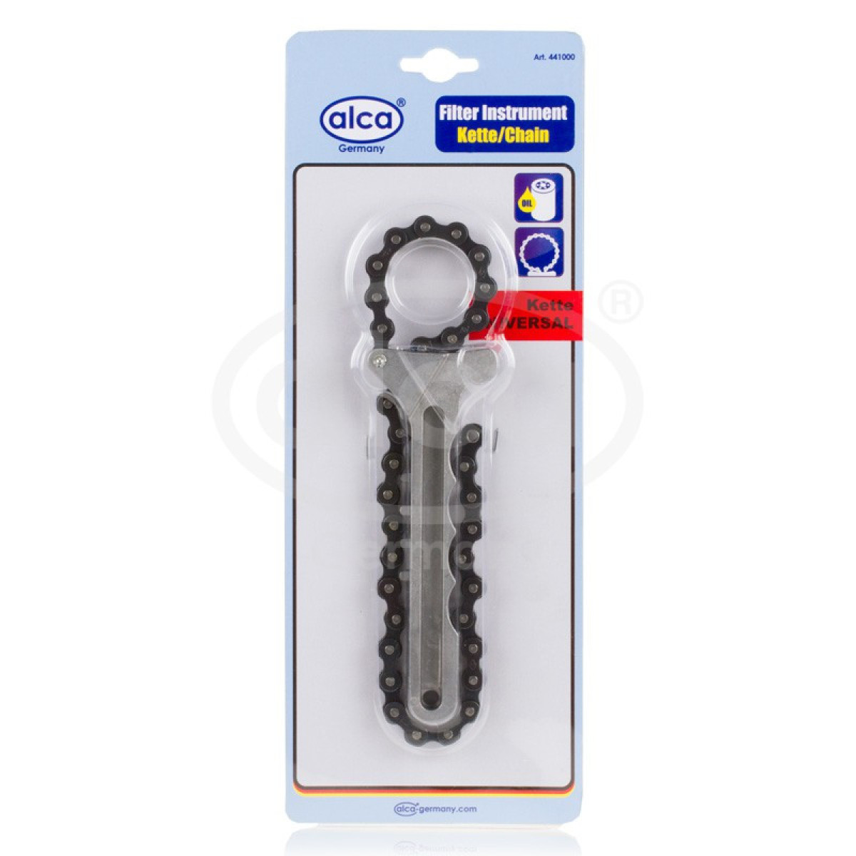 ALCA Oil Filter Wrench, Chain Type, oljefilternyckel