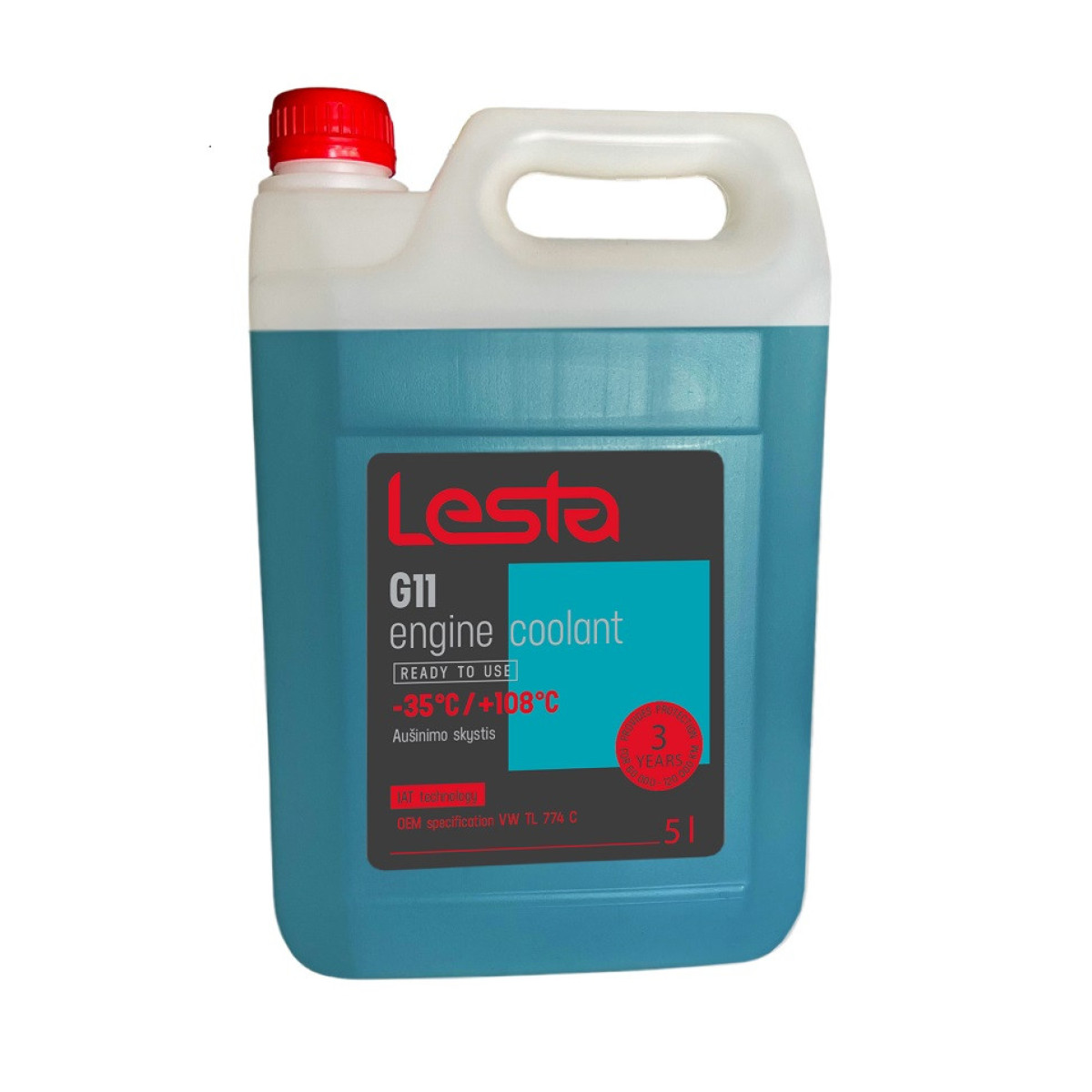 LESTA Antifreeze G11 -35°C, kylvätska, 5l