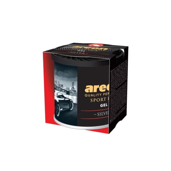 AREON Gel Sport Lux Silver, Luftfräschare i låda
