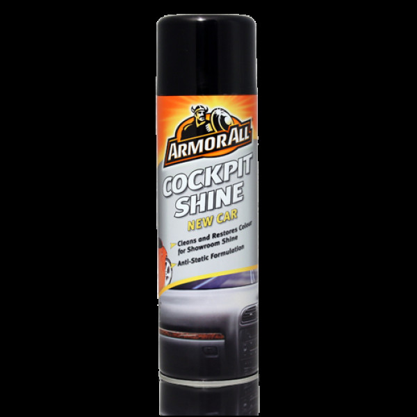 ARMORALL Cockpit Shine New Car, Instrumentbräderengöring, 500 ml