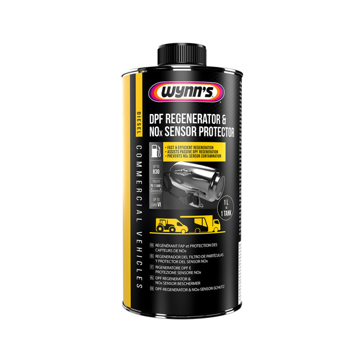 WYNNS DPF Regenerator&NOxSensor Protector, dieseltillsats för DPF-regenerering och NOx-skydd, 1 l