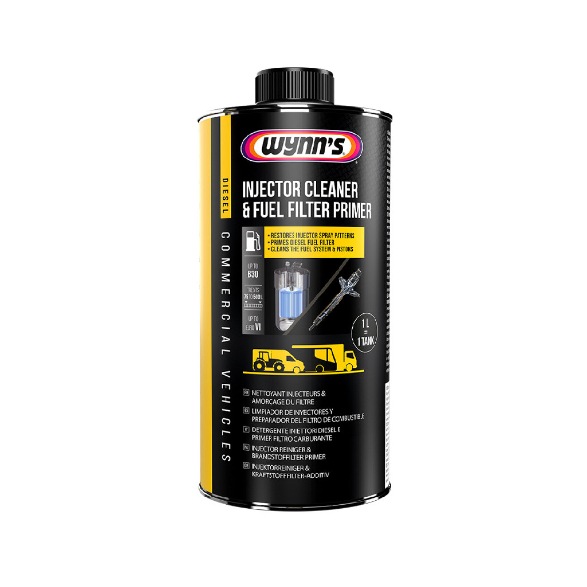 WYNNS Injector Cleaner&Filter Primer, dieselinjektorrengöring och filterskydd, 1 l