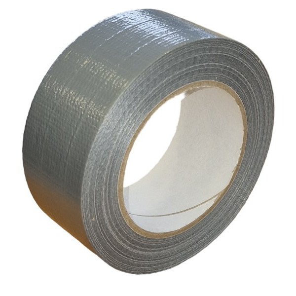 Universell förstärkt textiltejp, grå, 48 mm x 50 m, utan klistermärke