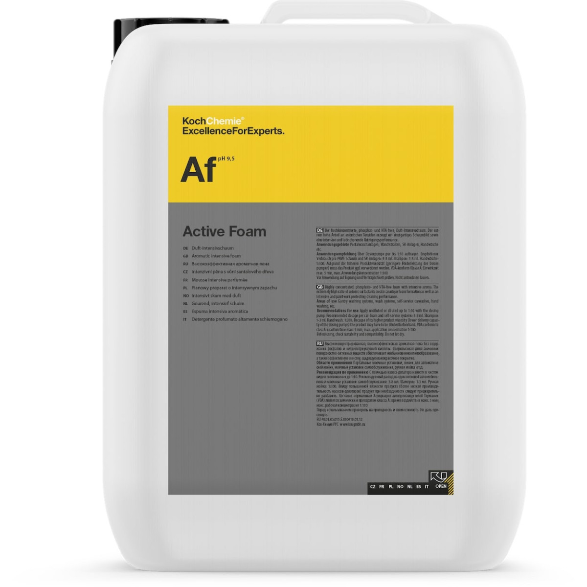 KOCH CHEMIE Active Foam Af, aktivt skum, 10 kg KOCH CHEMIE Active Foam Af, aktivt skum, 10 kg