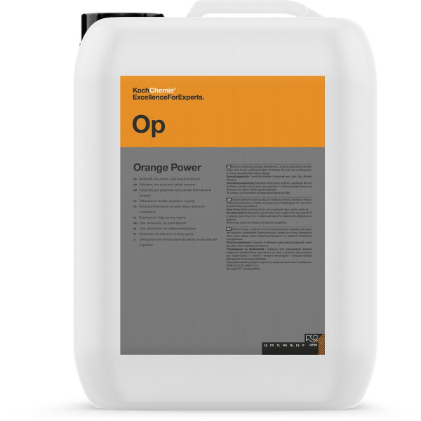 KOCH CHEMIE Adhesive&Rubber Remover Orange Power Op, lim-, harts- och tuggummiborttagare, 10L