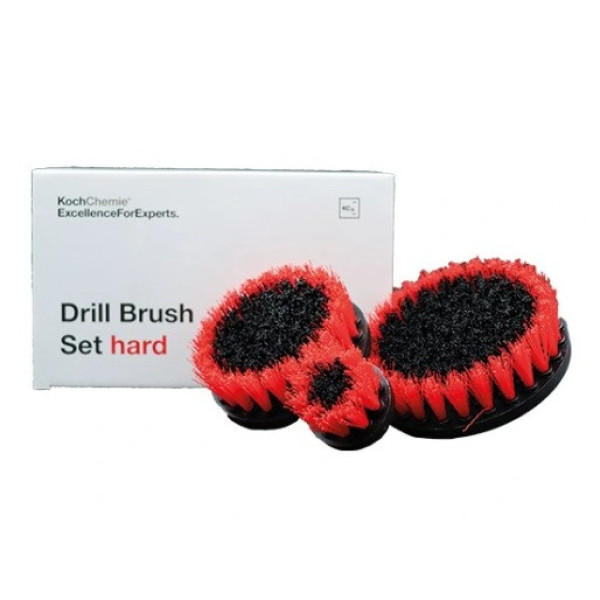 KOCH CHEMIE Drill Brush Set hard, set med borstar på rulle