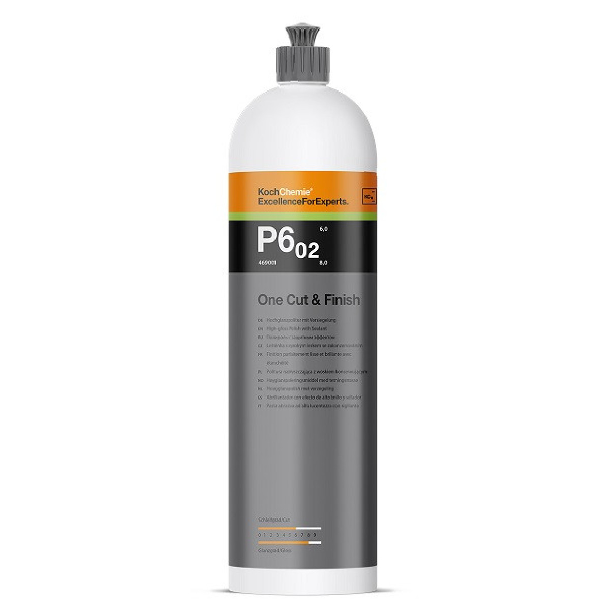KOCH CHEMIE One Cut & Finish P6.02, högblank polerpasta, 250 ml