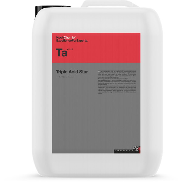 KOCH CHEMIE Triple Acid Star Cleaner Ta, syra-rengöringsmedel, 11 kg