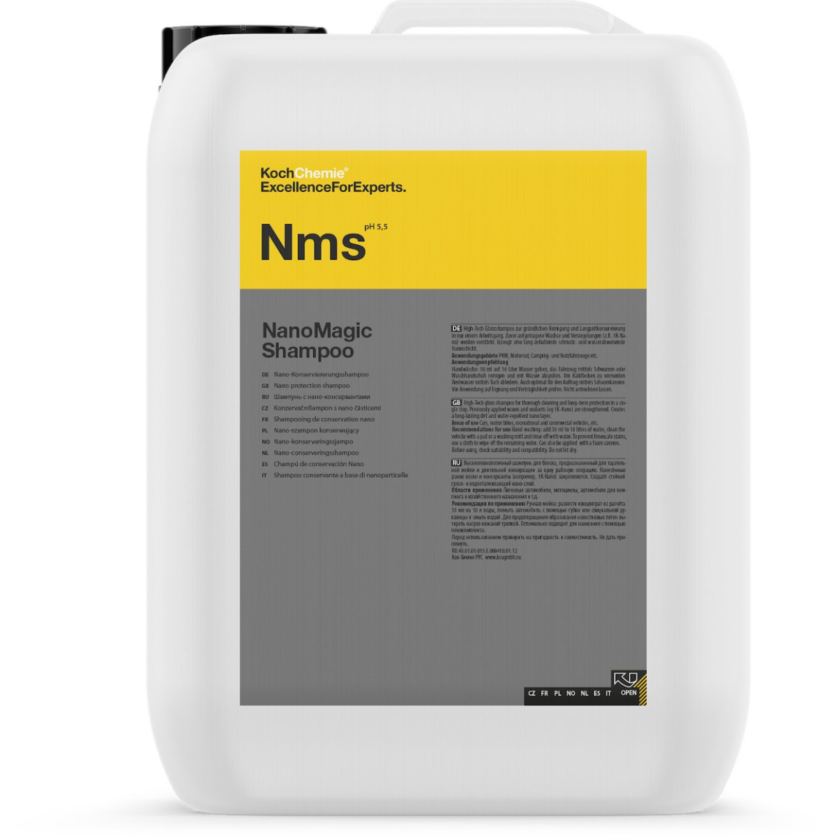 KOCH CHEMIE Nano Magic Shampoo Nms, schampo med Nano, 10L