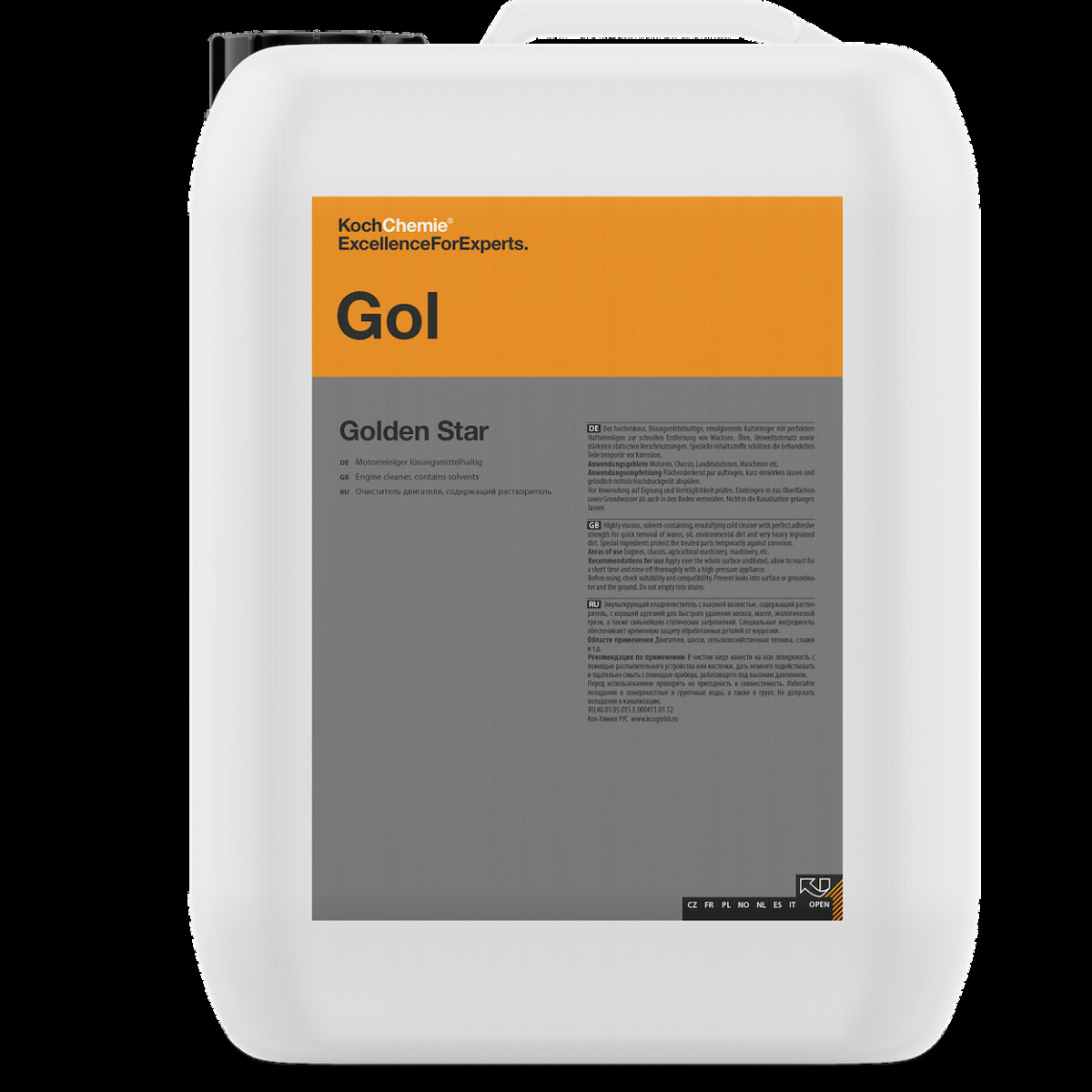 KOCH CHEMIE Golden Star Gol, Motorrengöring, 5L