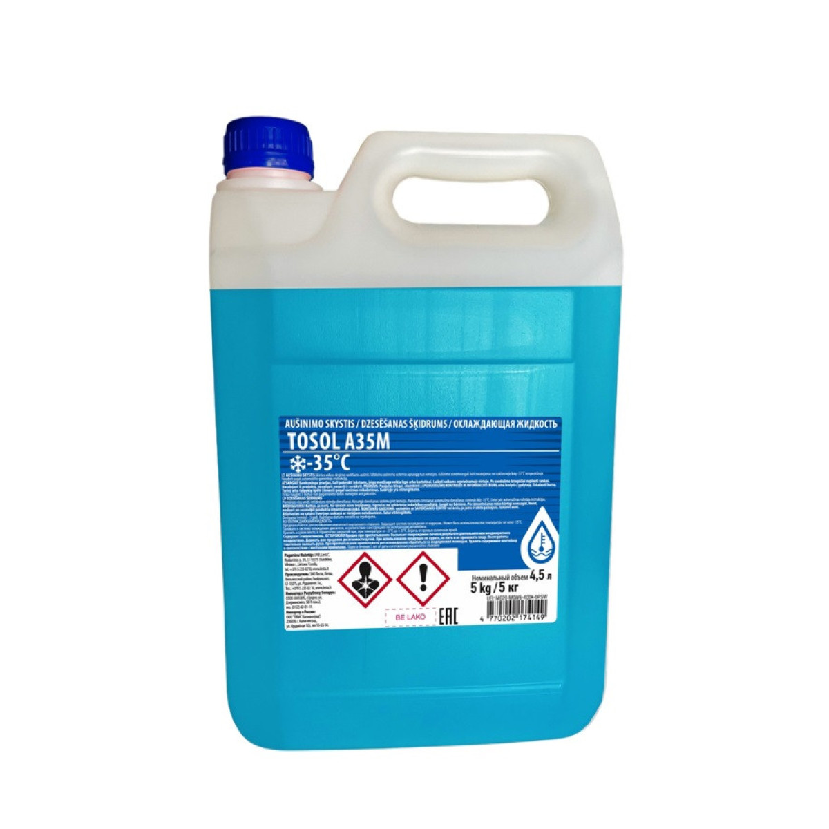 LESTA Antifreeze Tosol-A35M, kylvätska, 5 kg
