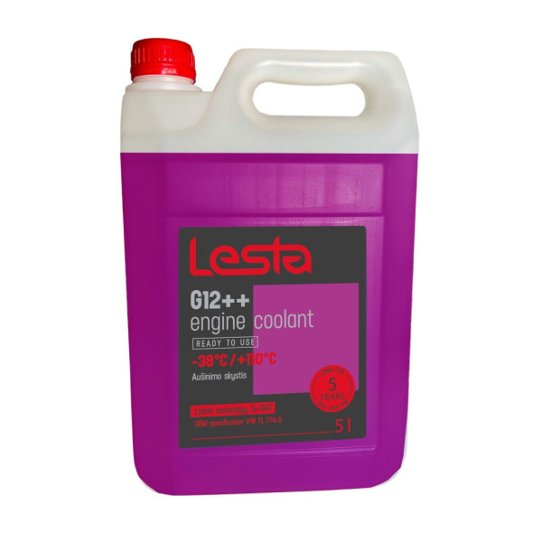 LESTA Antifreeze G12++, kylvätska, 5L