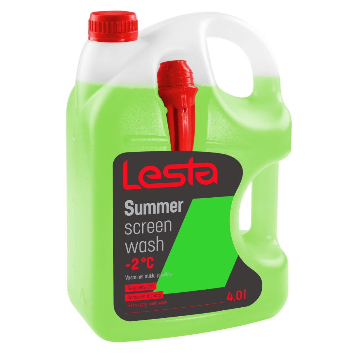 LESTA Windscreen Washer Fluid, vindrutespolarvätska, 4 L