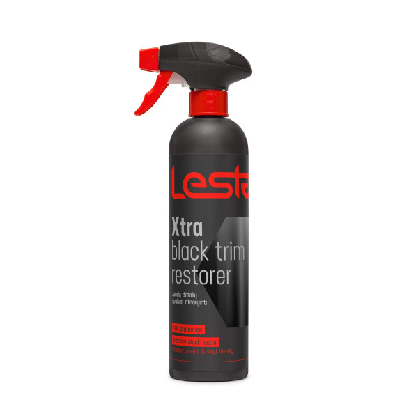 LESTA Xtra Black Trim Restorer, Svart plast-/liståterställare, 500 ml