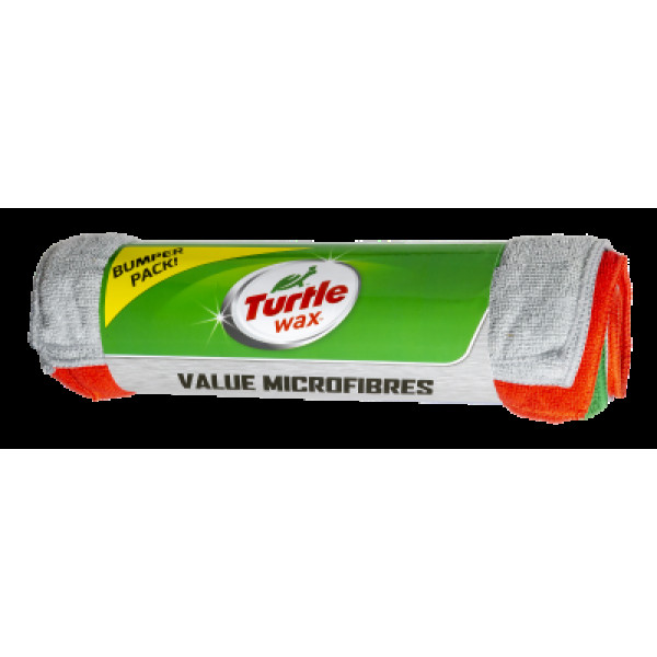 TURTLE WAX Microfiber cloth 6-pack, mikrofiberduksset, 40x30cm, 6 st TURTLE WAX Microfiber cloth 6-pack, mikrofiberduksset, 40x30cm, 6 st