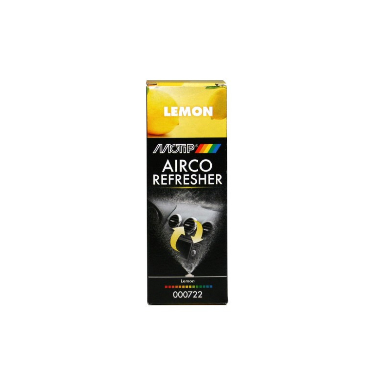MOTIP Airco Refreshener Lemon, rengöringsmedel för balsam, 150 ml