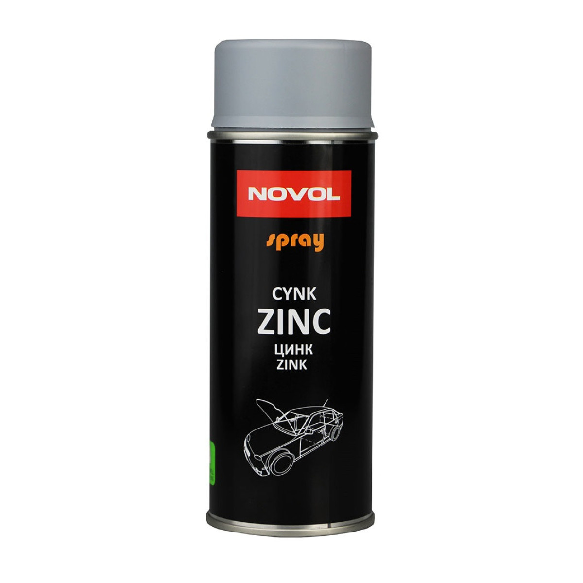 NOVOL Spray Zinc, zinkspray, aerosol, 400 ml NOVOL Spray Zinc, zinkspray, aerosol, 400 ml