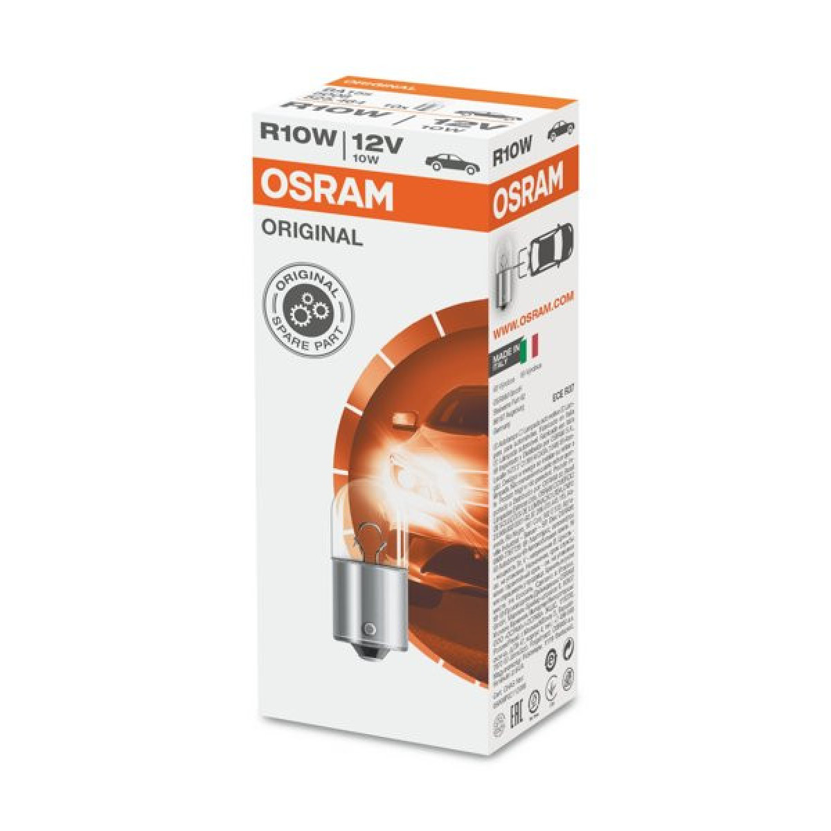 OSRAM Billampa 10W 12V BA15S, 1 st