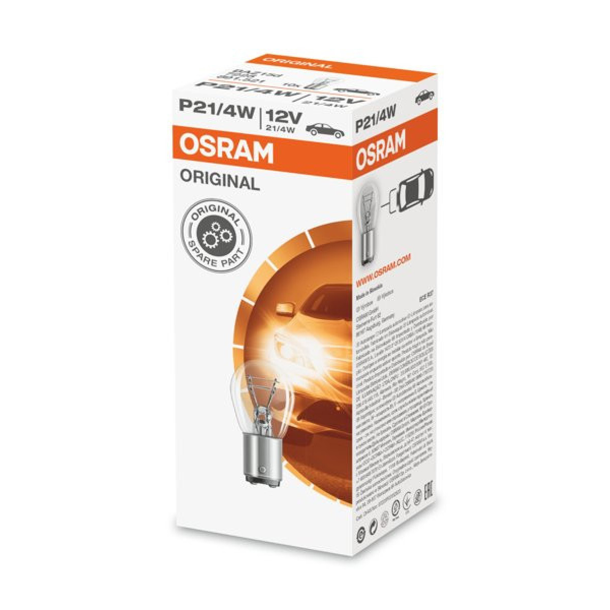 OSRAM Billampa 2 1/4W 12V BAZ15D, 1 st