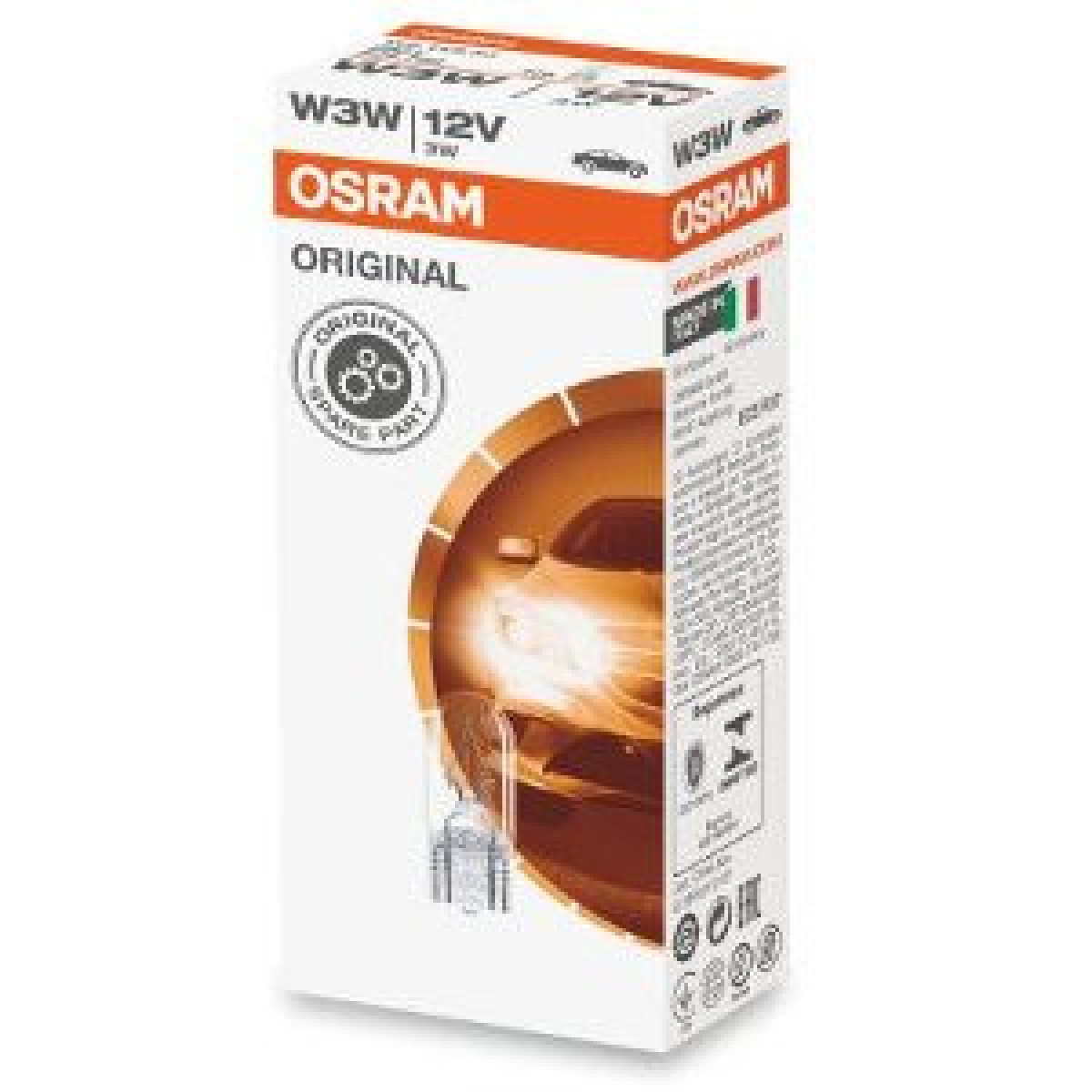 OSRAM Billampa 3W 12V W2.1x9.5D, 1 st