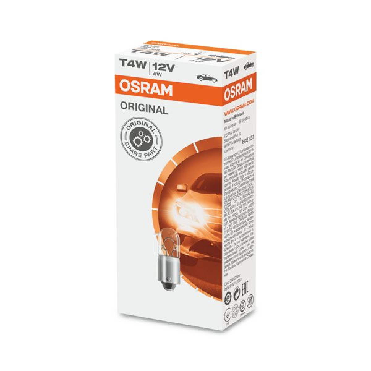 OSRAM Billampa 4W 12V BA9S, 1 st