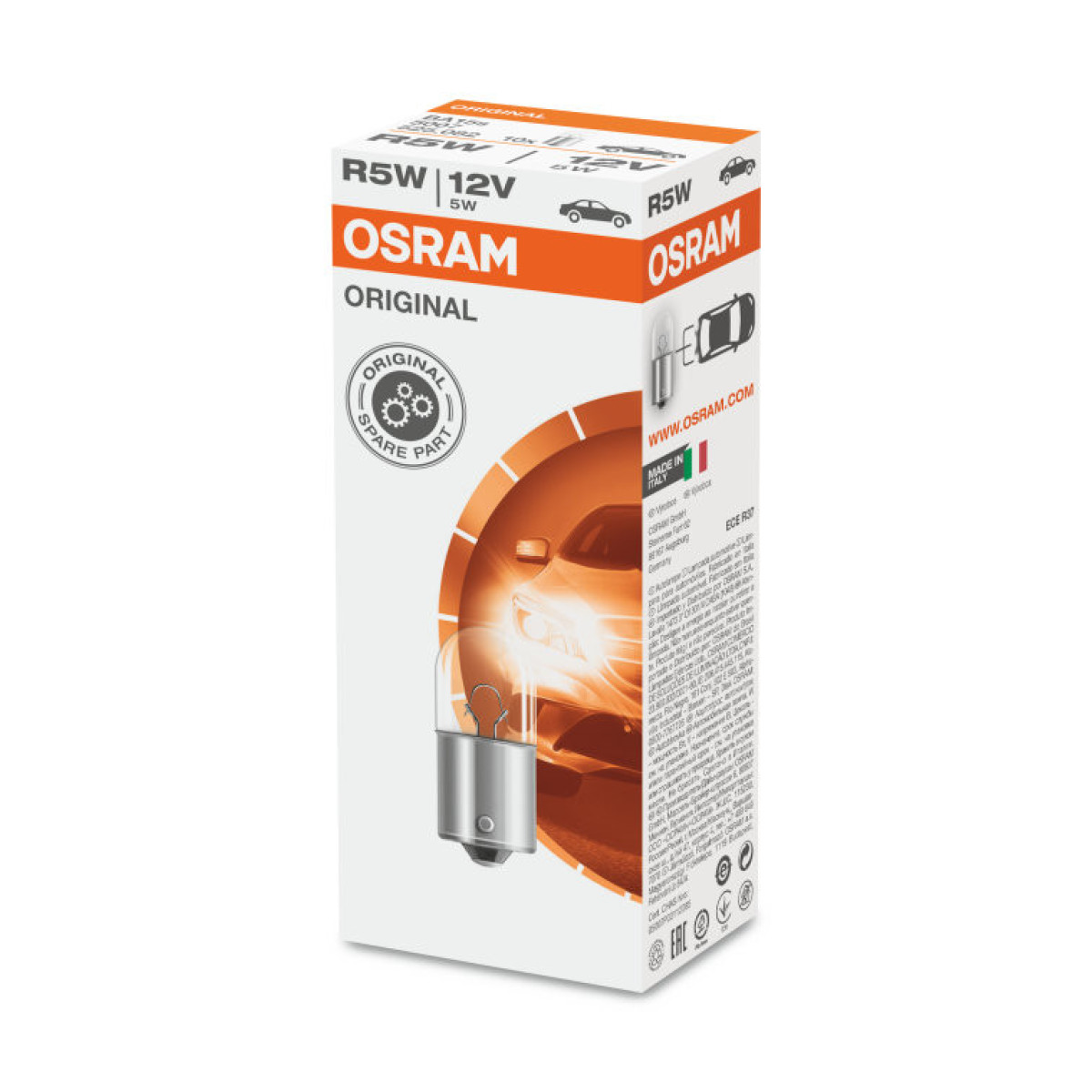 OSRAM Billampa 5W 12V BA15S, 1 st
