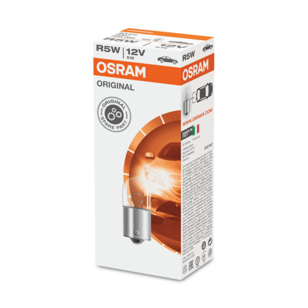 OSRAM Billampa 5W 12V BA15S, 1 st