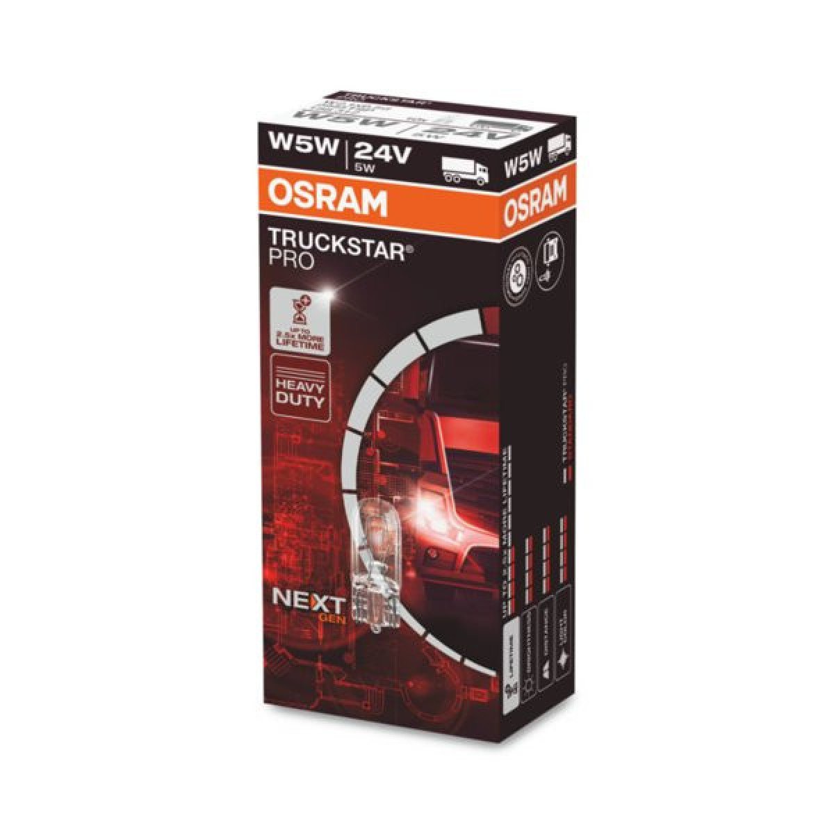 OSRAM Billampa 5W 24V W2.1x9.5D, 1 st