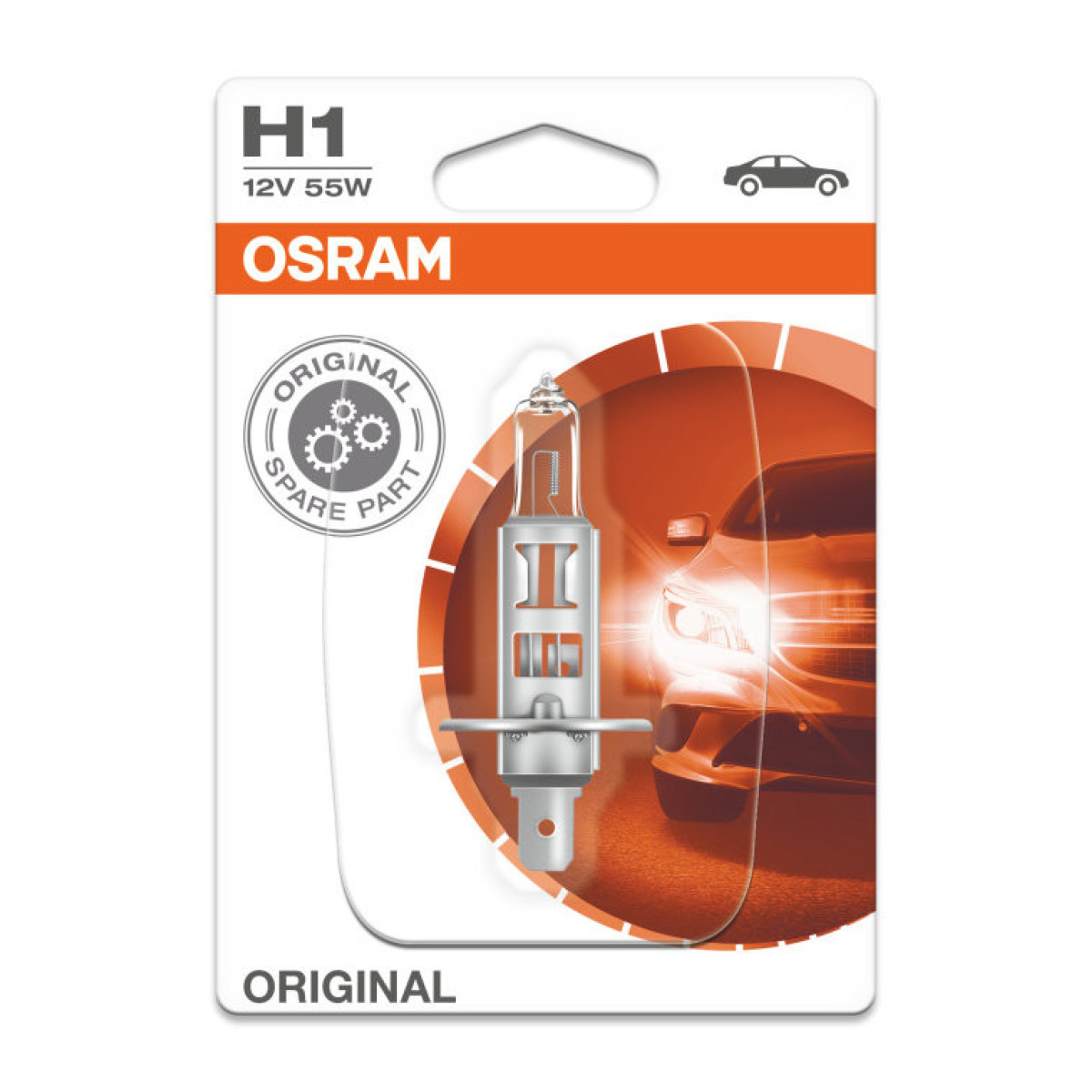 OSRAM Billampa H1 55W 12V P14.5S, 1 st