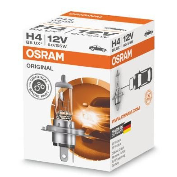 OSRAM Billampa H4 60/55W 12V Bilux P43T, 1 st