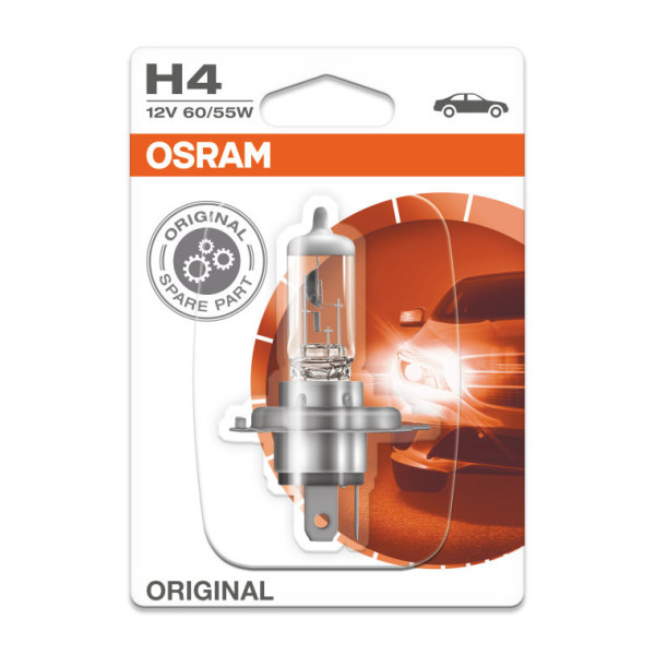 OSRAM Billampa H4 60/55W 12V Bilux P43T, 1 st