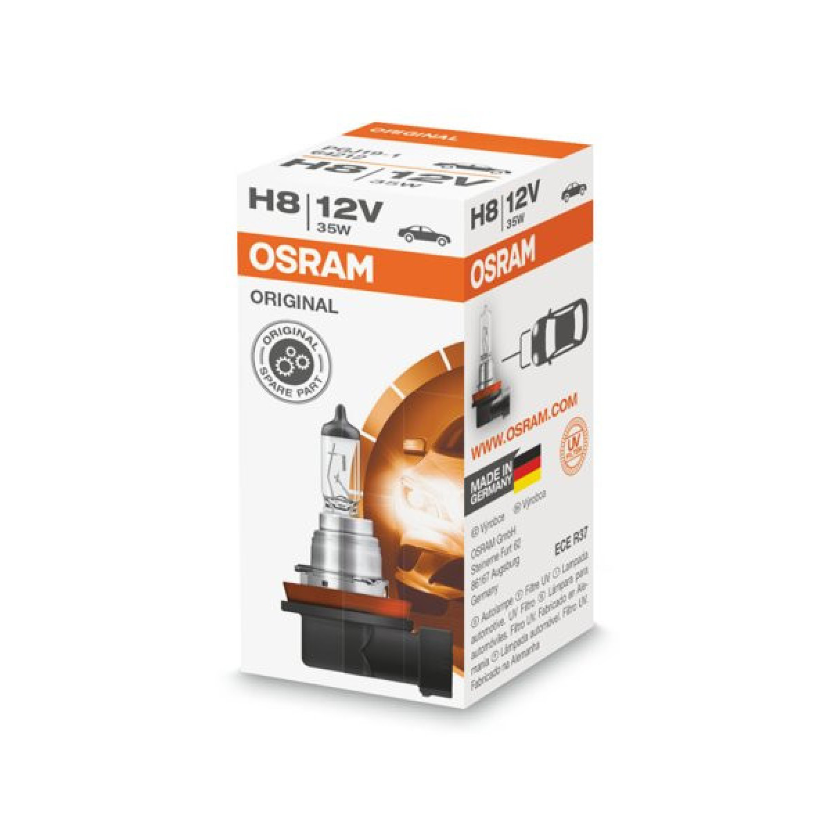 OSRAM Billampa, H8 35W 12V PGJ19-1, 1 st