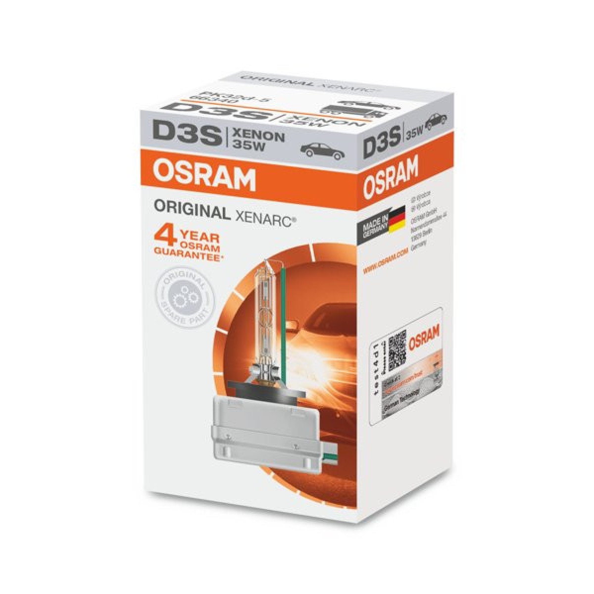 OSRAM XENON 35W PK32D-5 D3S, Billampa, 1 st.
