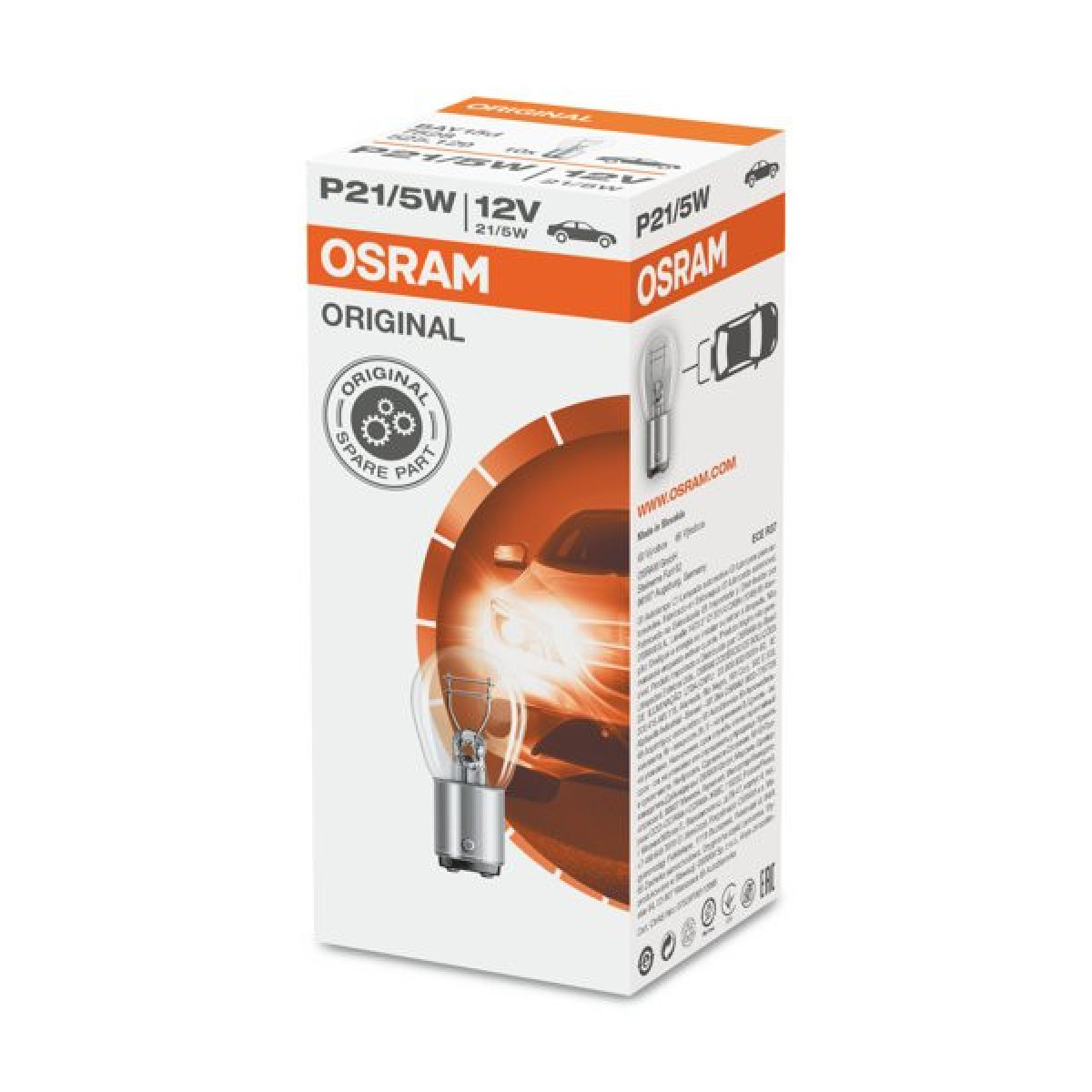 OSRAM Billampa 21/5W 12V BAY15D, 1 st