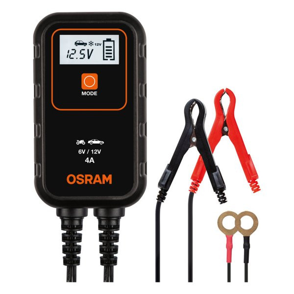 OSRAM-laddare 6/12V 4A 90AH