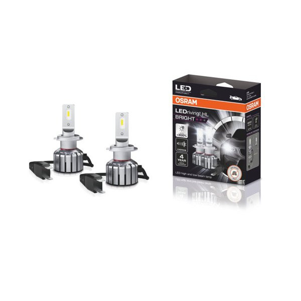 OSRAM LED-billampor H7 9W 12V PX26D 4X23, 2 st