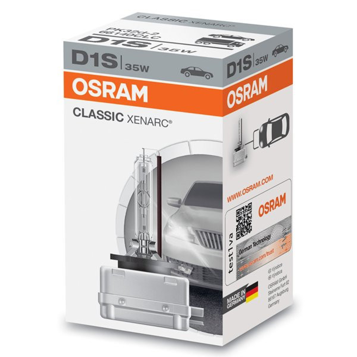 OSRAM Billampa 35W PK32D-2 D1S, 1 st.