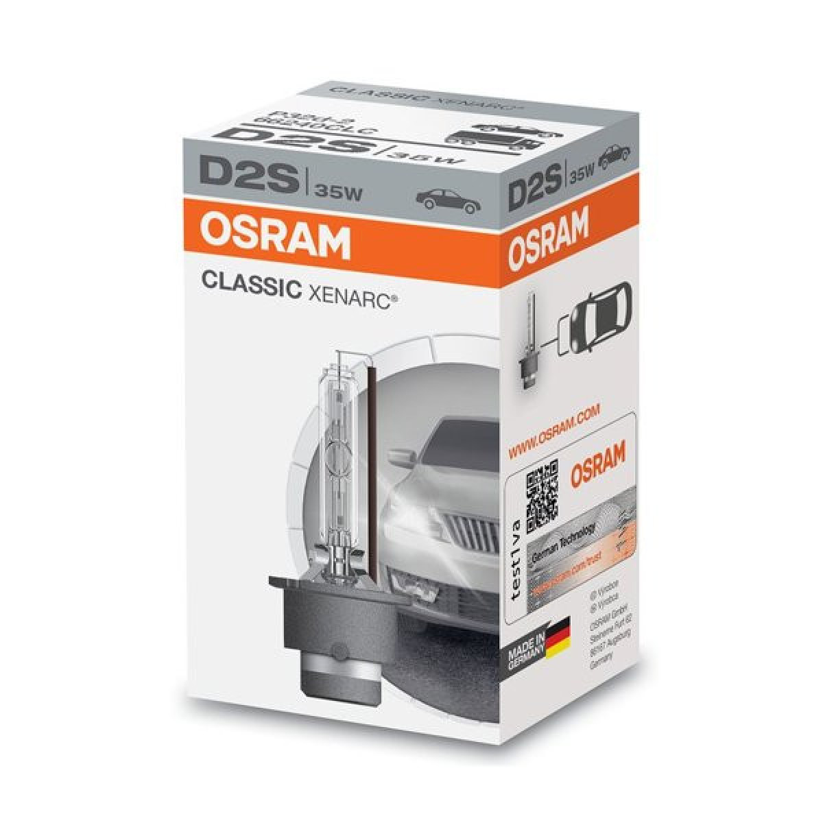 OSRAM-lampa, 35W D2S xenon classic P32D-2 D2S, 1 st