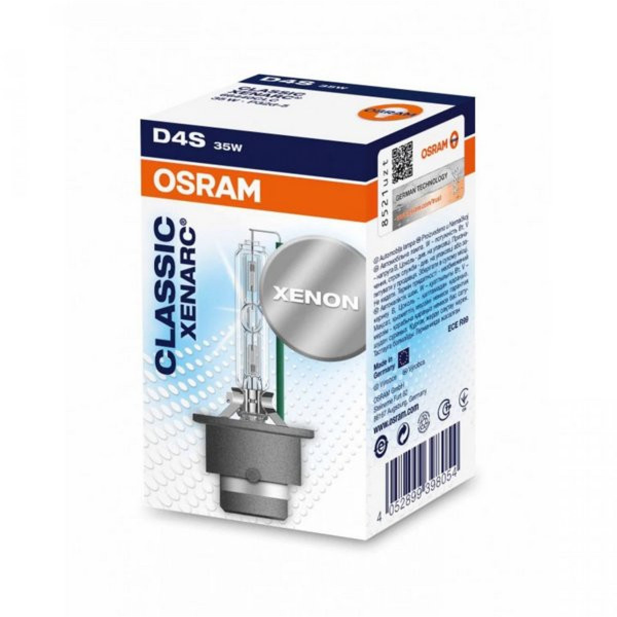 OSRAM Xenon Classic Car-lampa 35W P32D-5 D4S, 1 st.
