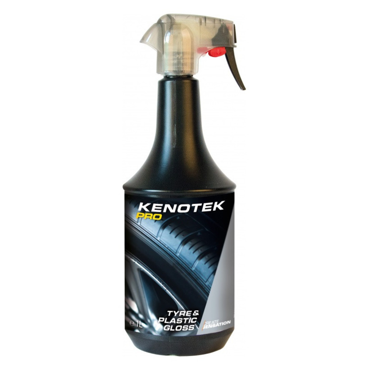 KENOTEK Tire&Plastic Gloss, däck- och plastsvartmedel, 1 L