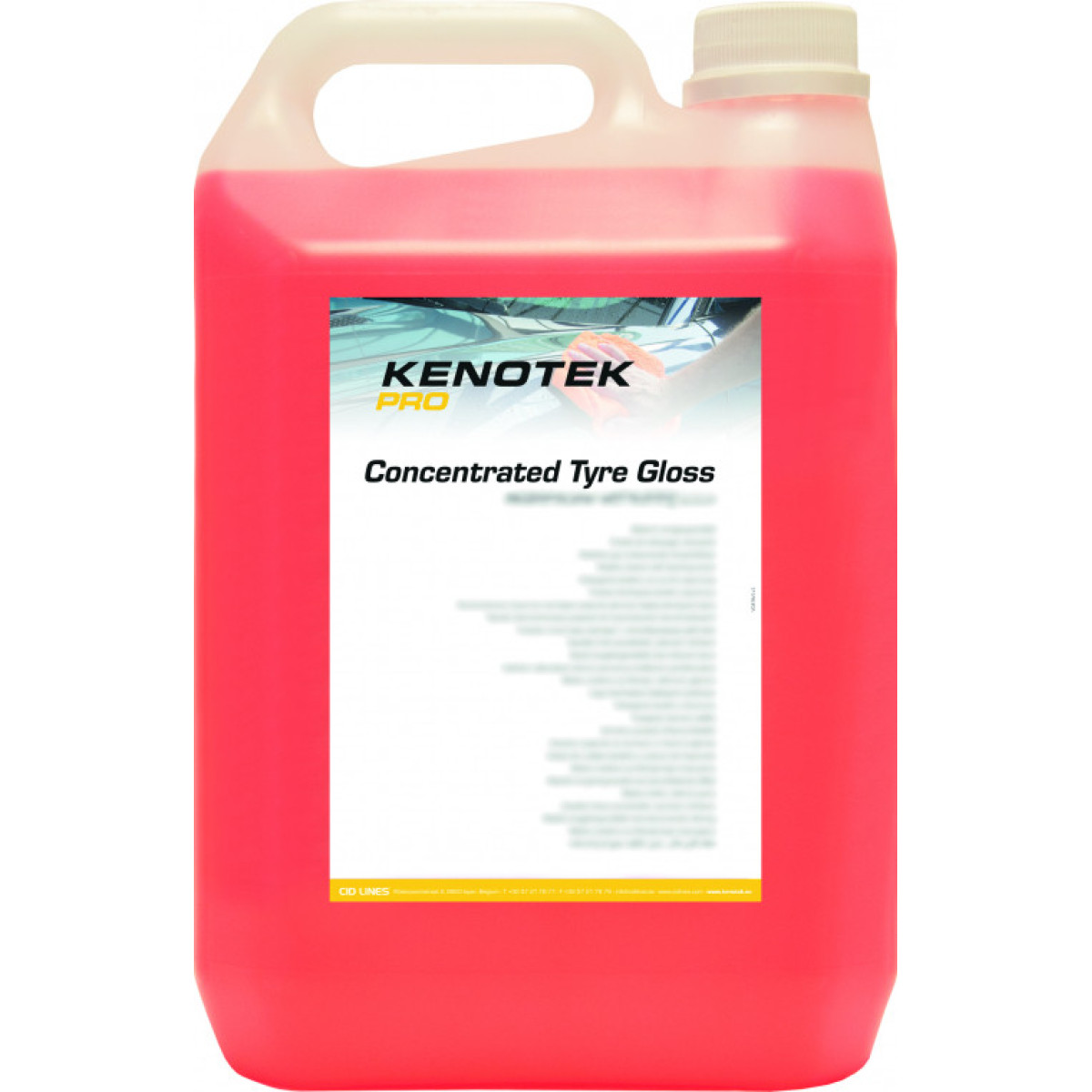KENOTEK Concentrated Tire Gloss, Koncentrerad Däckglans, 5 l
