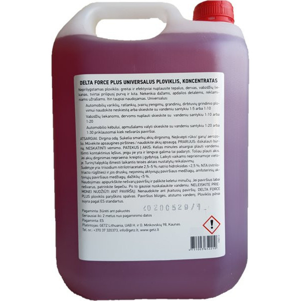 PITSTOP Delta Force Plus, Tvättmedel, 5 l