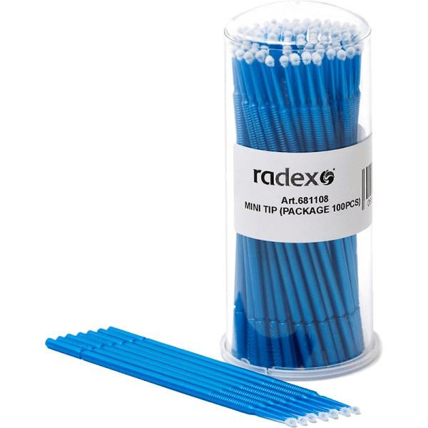 RADEX Microbrush, mikroborstar, 100 st.