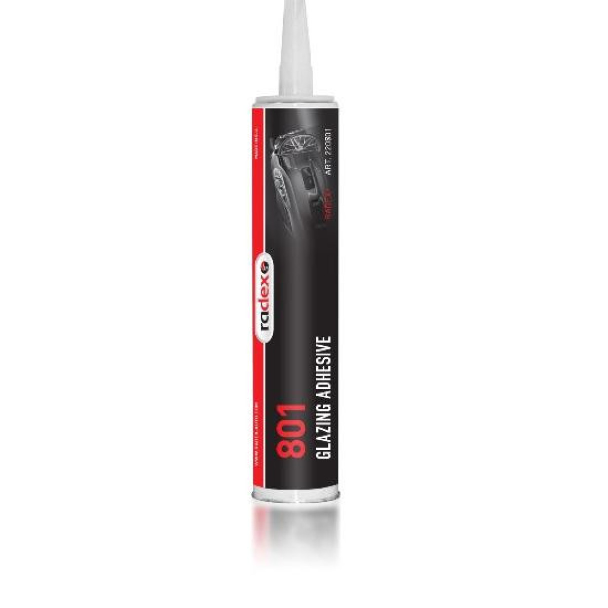 RADEX 801 Glazing Adhesive Fast, glaslim, 310 ml