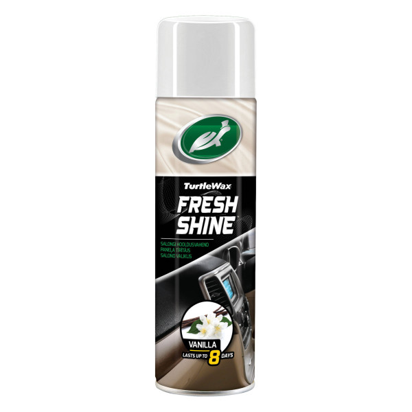 TURTLE WAX Fresh Shine Vanilla, polermedel för plast inomhus, 500 ml