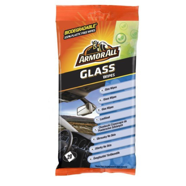 ARMORALL Glass flow wipes, Glasservetter, 20 st.