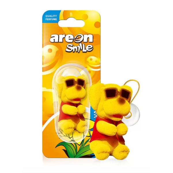 AREON Smile Toy Vanilla / Yellow Dog luftfräschare