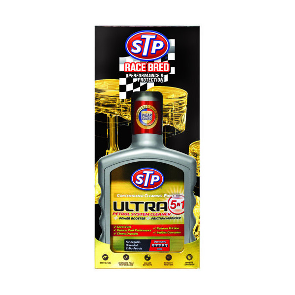 STP Ultra 5-i-1, Rengöringsmedel för bränslesystem, 400 ml
